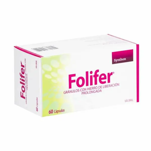 Folifer x 60 Cápsulas de liberación prolongada (Synthon)