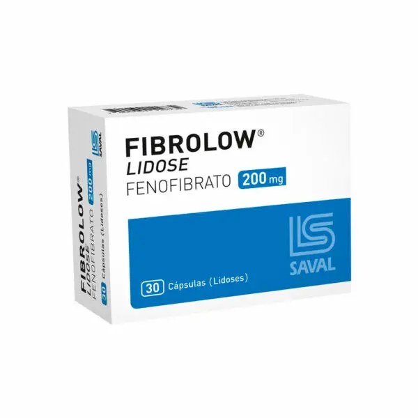 Fibrolow Lidoso Fenofibrato  200 mg x 30 comprimidos