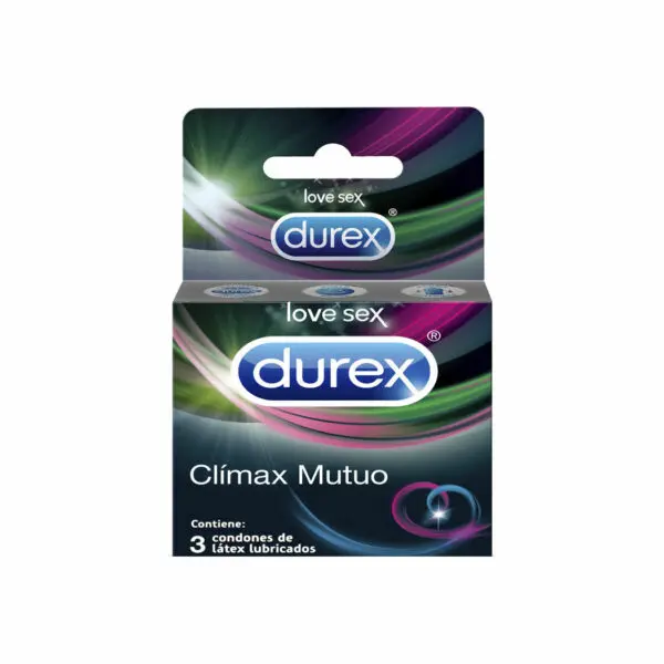 Durex Climax Mutuo Preservativos x 3 Und