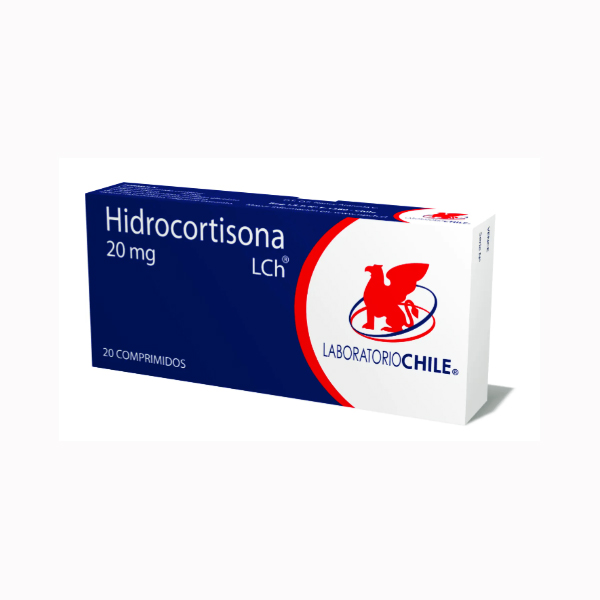 Product image of Hidrocortisona 20g Laboratorio Chile 20 comprimidos