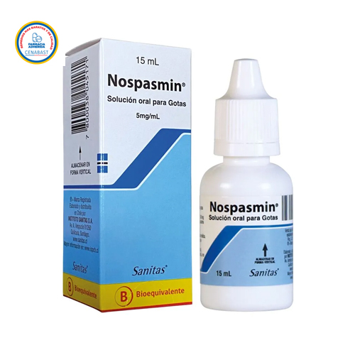 Nospasmin gotas 5 mg /mL x 15 mL