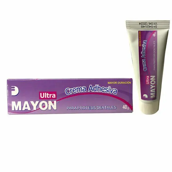 Mayon Ultra Crema  Adhesiva Para Prótesis Dentales 40 Gr