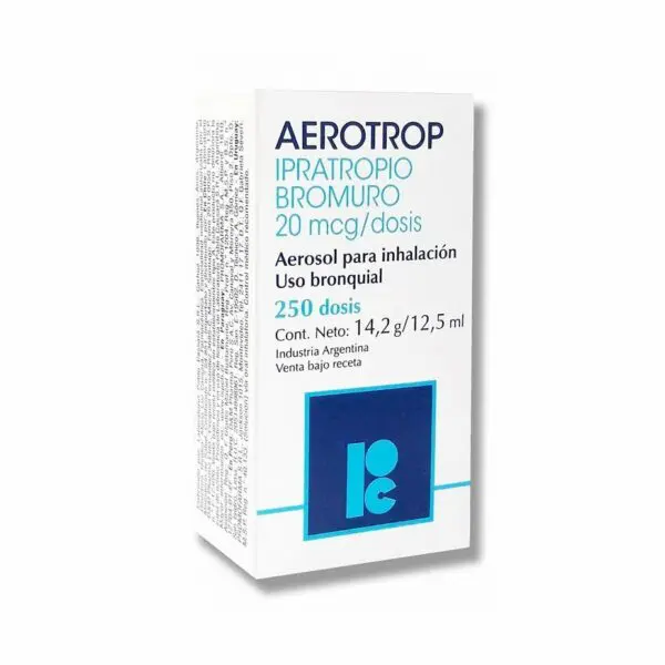 Product image of Aerotrop solución para Inhalación 250 Dosis (Cassara)