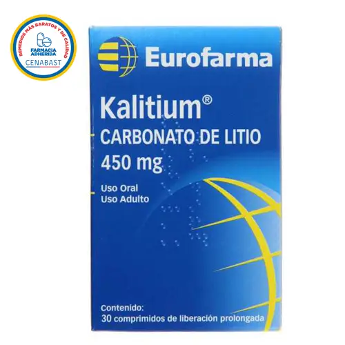 Product image of Kalitium 450 mg x 30 comprimidos recubiertos (Cenabast) (Eurofarma)