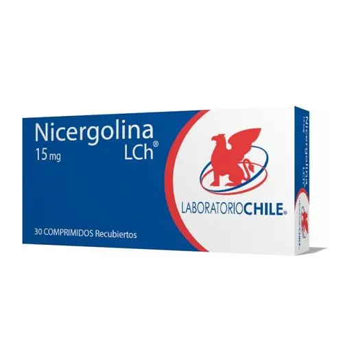 Product image of Nicergolina 15 Mg X 30 Comp  (Laboratorio Chile)