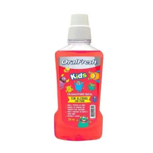 Oral Fresh Kids Enjuague Bucal 250 ml