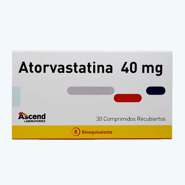 Atorvastatina 40mg x 30 Ascend