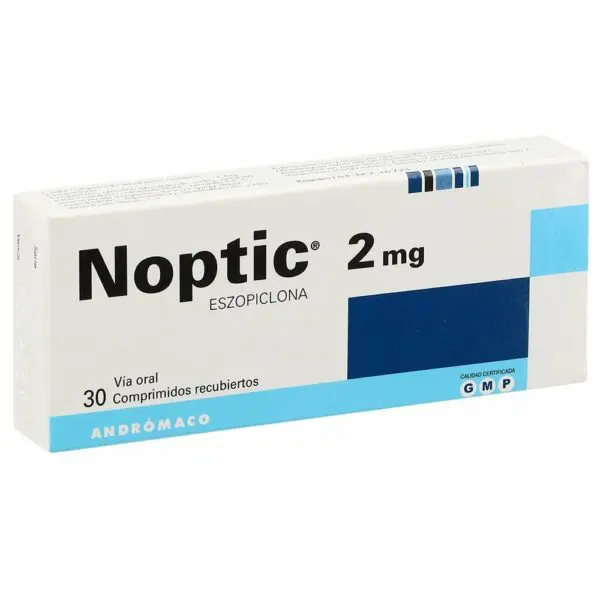 Noptic Eszopilclona 2mg x 30 comprimidos (Andromaco)