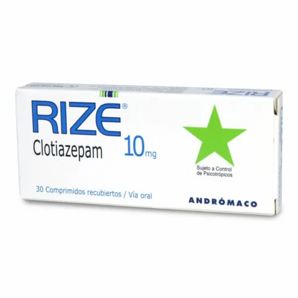 Product image of Rize 10mg x 30 Comprimidos