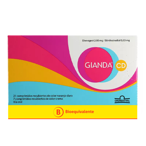 Gianda CD x 28 Comprimidos recubiertos (GRÜNENTHAL)