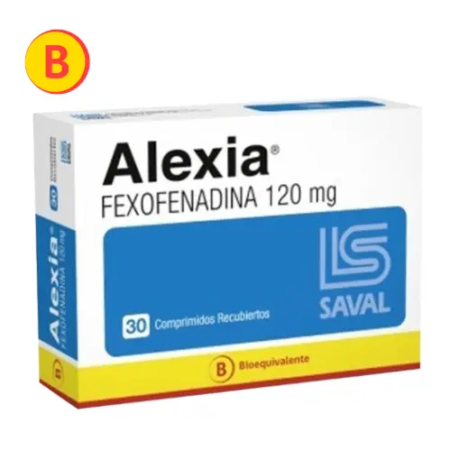 Alexia 120 mg x 30 comprimidos recubiertos (Saval)