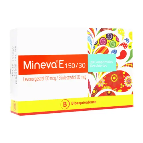 Mineva E 150/30 28 Comprimidos Recubiertos