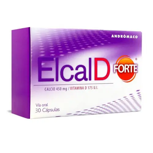 Elcal D Forte x 30 Cápsulas (Andrómaco)