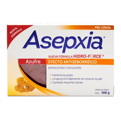 Asepxia jabón azufre 100 g