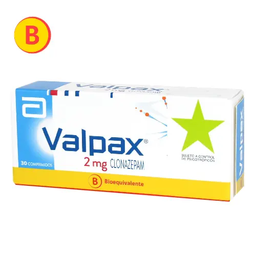 Product image of Valpax 2mg x 30 Comprimidos Cenabast