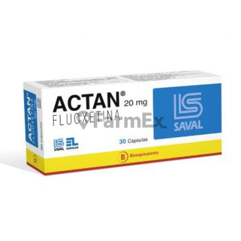 Product image of Actan 20 mg x 30 cápsulas