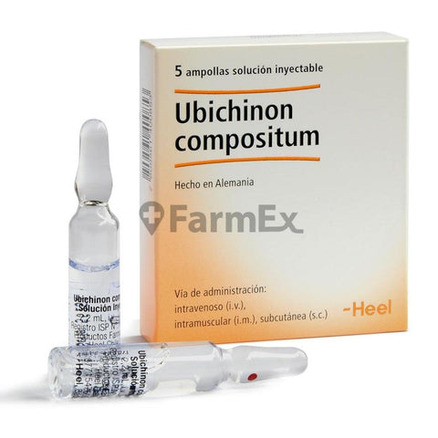 Product image of Ubichinon Compositum Solución Inyectable x 5 ampollas