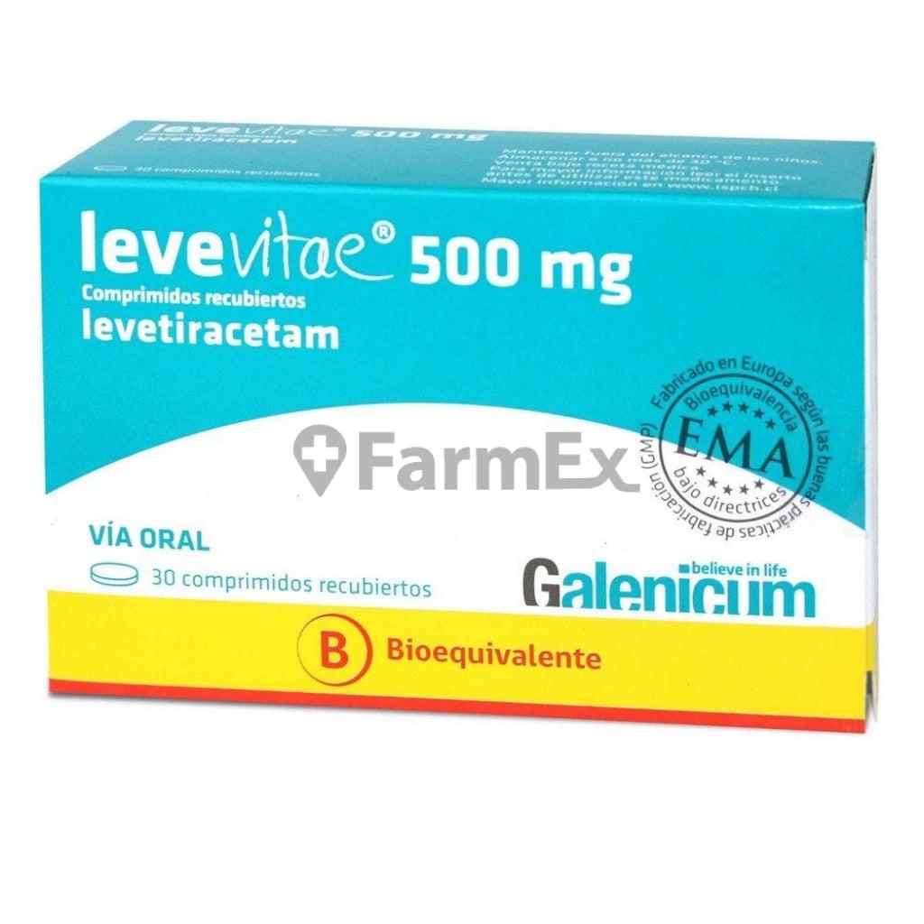 Product image of Levevitae Levetiracetam 500 mg x 30 comprimidos