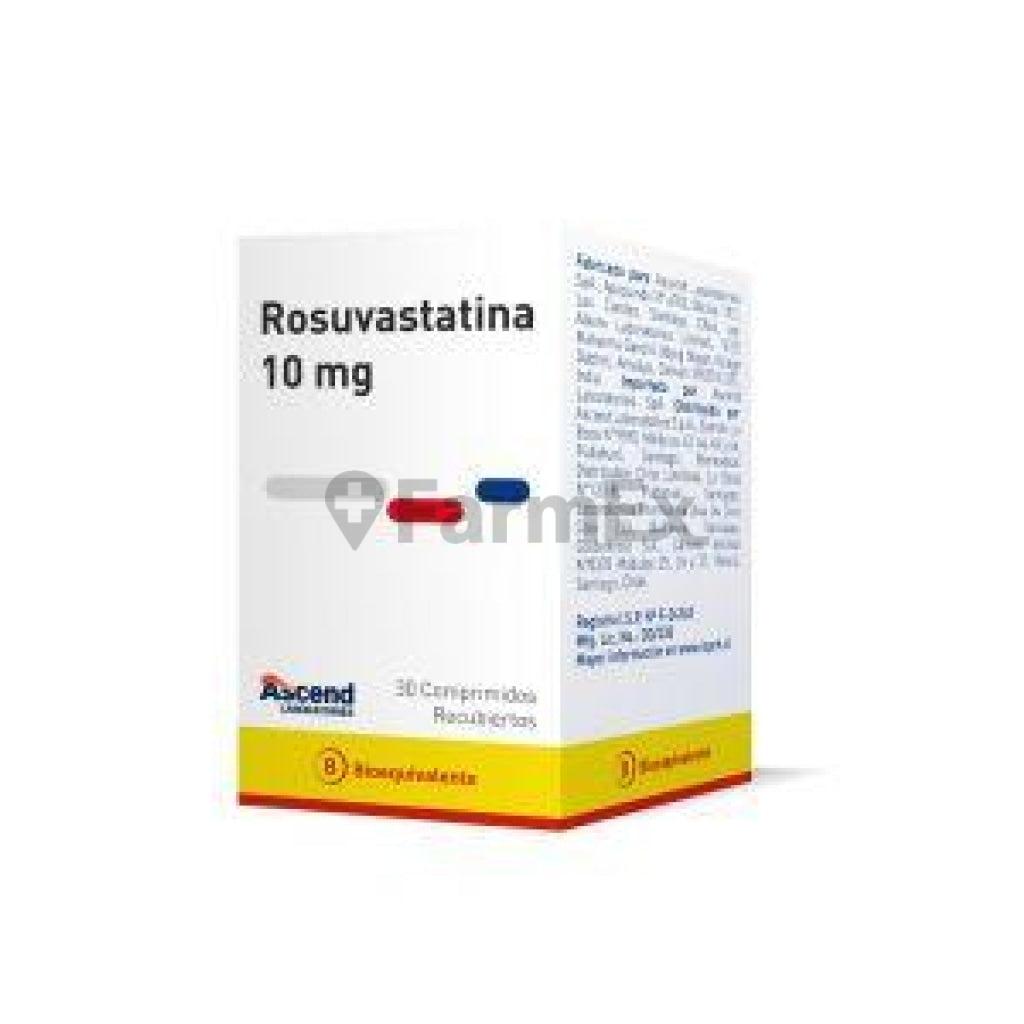 Product image of Rosuvastatina 10 mg x 30 comprimidos