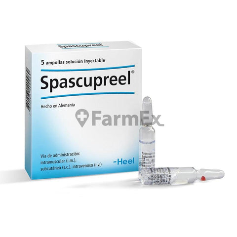 Product image of Spascupreel Solución Inyectable x 5 ampollas