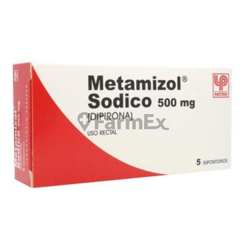 Product image of Metamizol Sódico Dipirona 500 mg x 5 supositorios