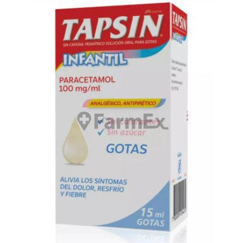 Product image of Tapsin Infantil Gotas 100 mg / mL x 15 mL