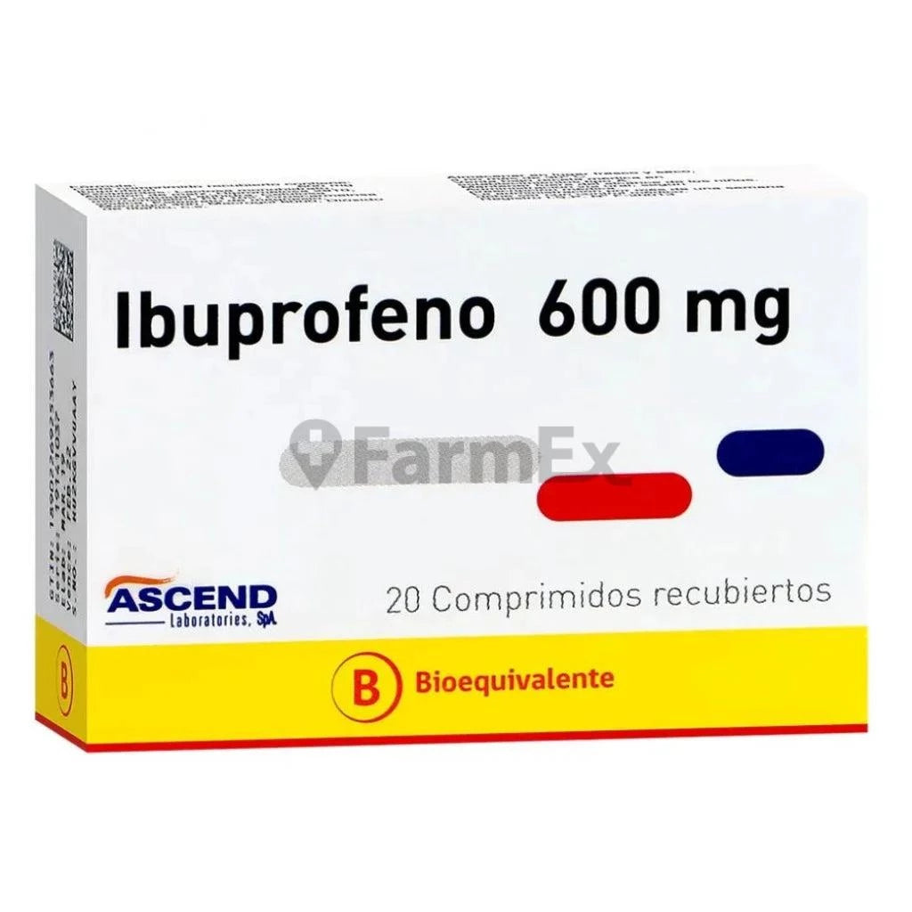 Ibuprofeno 600 mg x 20 comprimidos