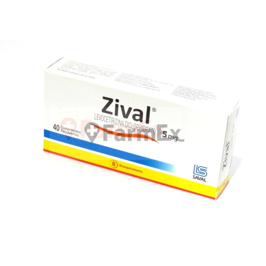 Product image of Zival 5 mg x 40 comprimidos