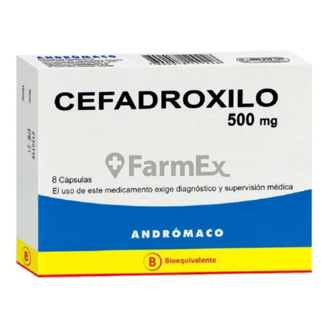 Product image of Cefadroxilo 500 mg x 8 cápsulas