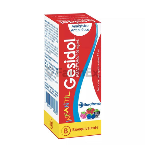 Product image of Gesidol Infantil Gotas 100 mg / mL x 15 mL