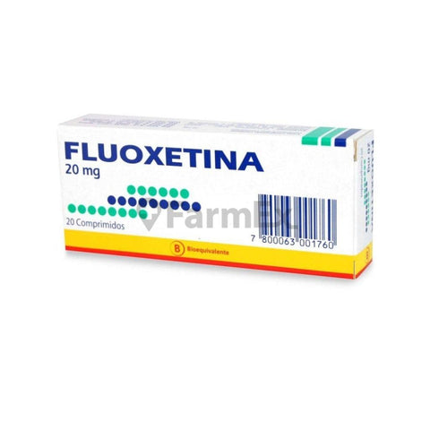 Fluoxetina 20 mg x 20 comprimidos