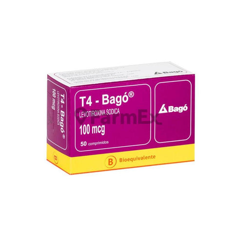 Product image of T4 100 mcg x 50 comprimidos