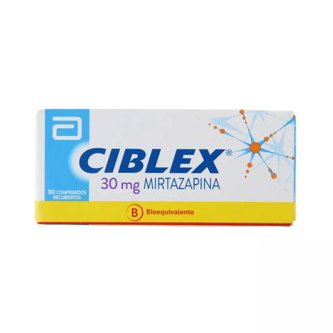 Product image of Ciblex 30 mg x 30 comprimidos " Ley Cenabast"