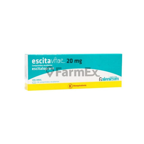 Escitavitae 20 mg x 28 comprimidos ( vencimiento noviembre 2024)