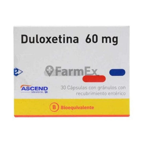 Product image of Duloxetina 60 mg x 30 cápsulas "Ley Cenabast"