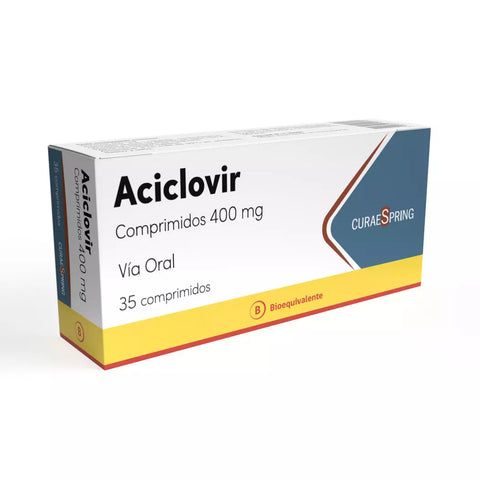 Product image of Aciclovir 400 mg x 35 comprimidos