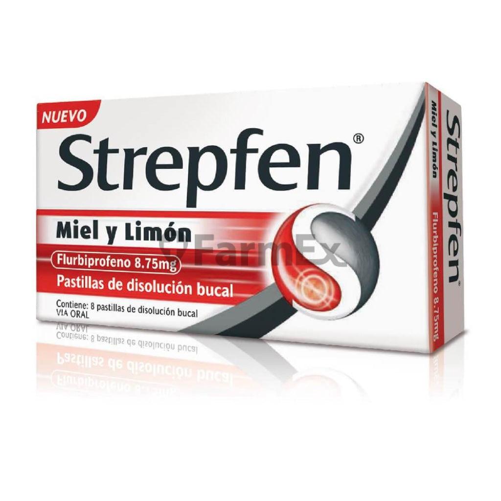 Product image of Strepfen Miel y Limón x 8 pastillas