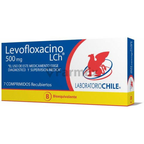 Product image of Levofloxacino 500 mg x 7 comprimidos