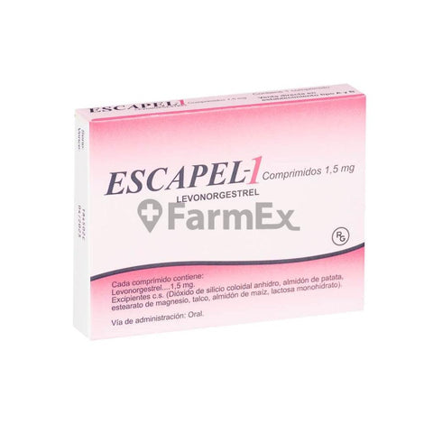 Product image of Escapel 1,5 mg  x 1 comprimido