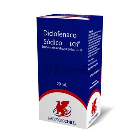 Product image of Diclofenaco Sódico Suspensión Gotas 1,5% x 20 mL