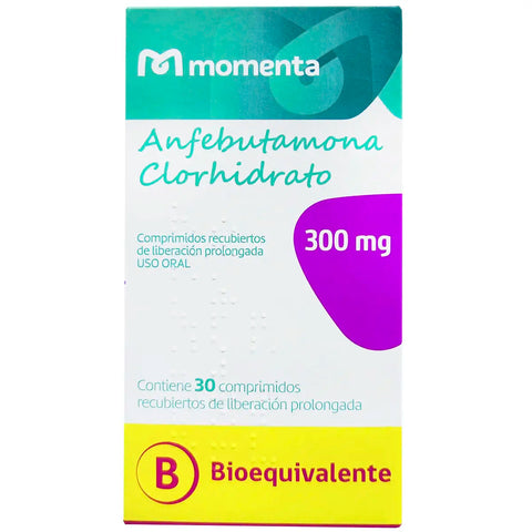 Product image of Anfebutamona Clorhidrato 300 mg x 30 comprimidos recubiertos de liberación prolongada