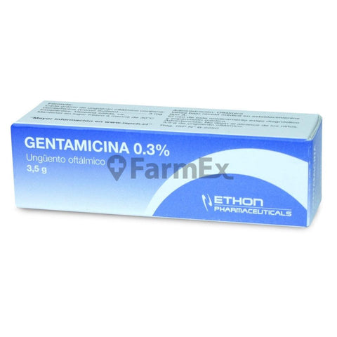 Product image of Gentamicina 0,3% Ungüento Oftálmico x 3,5 g