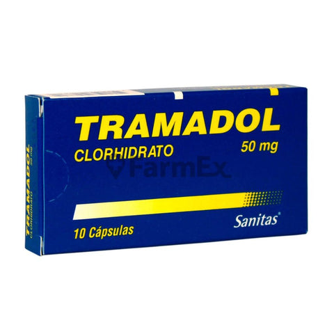 Product image of Tramadol 50 mg x 10 cápsulas
