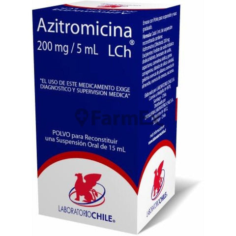 Product image of Azitromicina 200 mg Polvo para Suspensión Oral x 15 mL