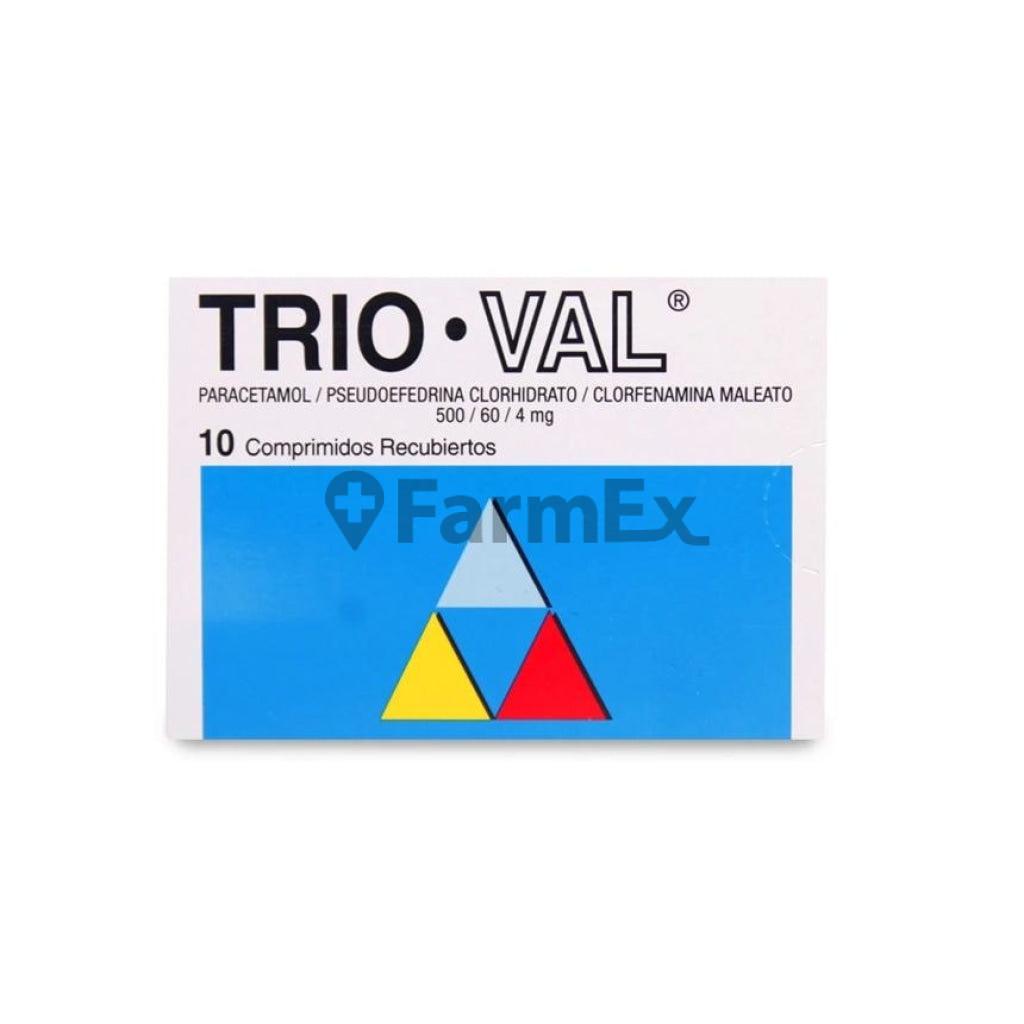 Product image of Trioval x 10 comprimidos