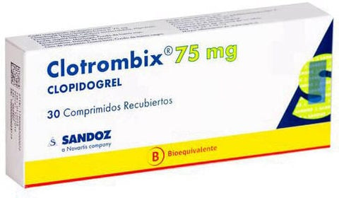 Product image of Clotrombix 75 mg x 30 Comprimidos Recubiertos