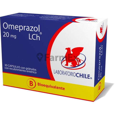 Omeprazol 20 mg x 30 cápsulas