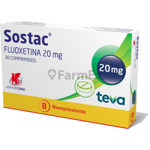 Product image of Sostac 20 mg x 30 comprimidos