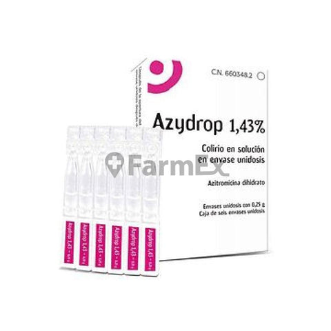 Product image of Azydrop 1,43 % Solución Oftálmica x 6 envases