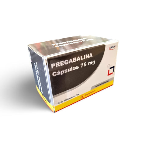 Product image of Pregabalina 75 mg x 60 capsulas "Ley Cenabast"